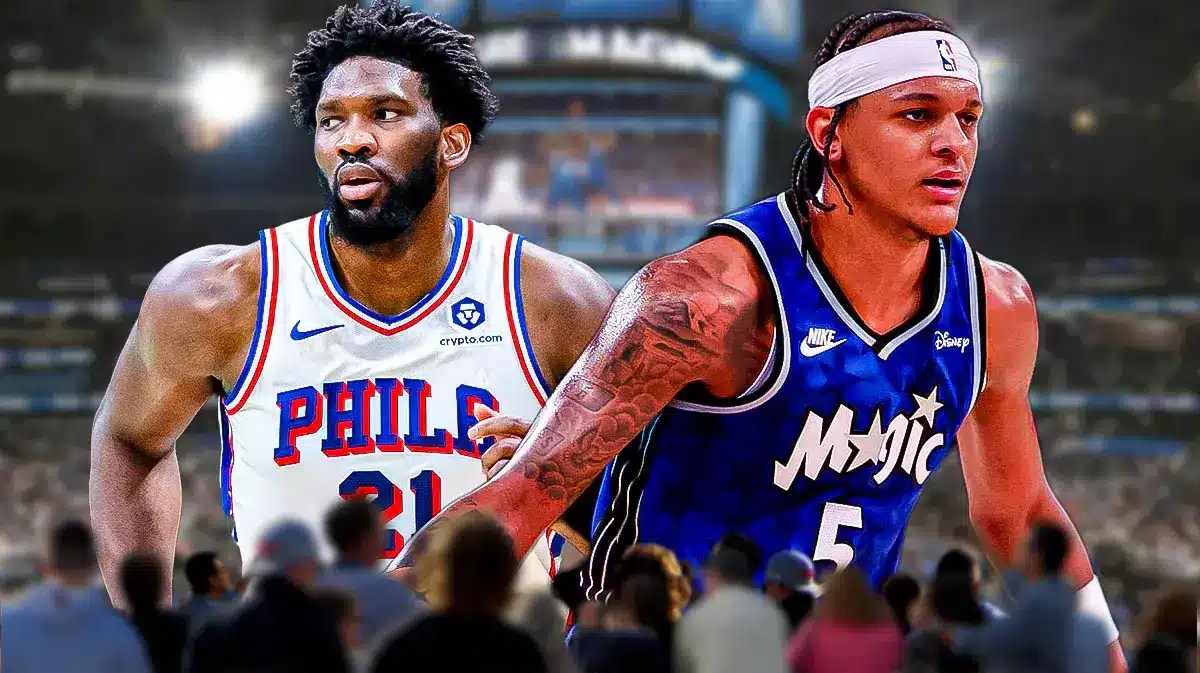 76ers' Joel Embiid and Magic's Paolo Banchero