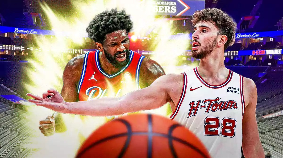 Sixers' Joel Embiid going Super Saiyan on Rockets' Alperen Sengun
