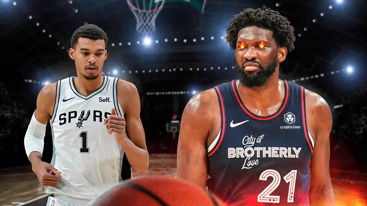 76ers Joel Embiid torches Spurs with Victor Wembanyama and Gregg Popovich