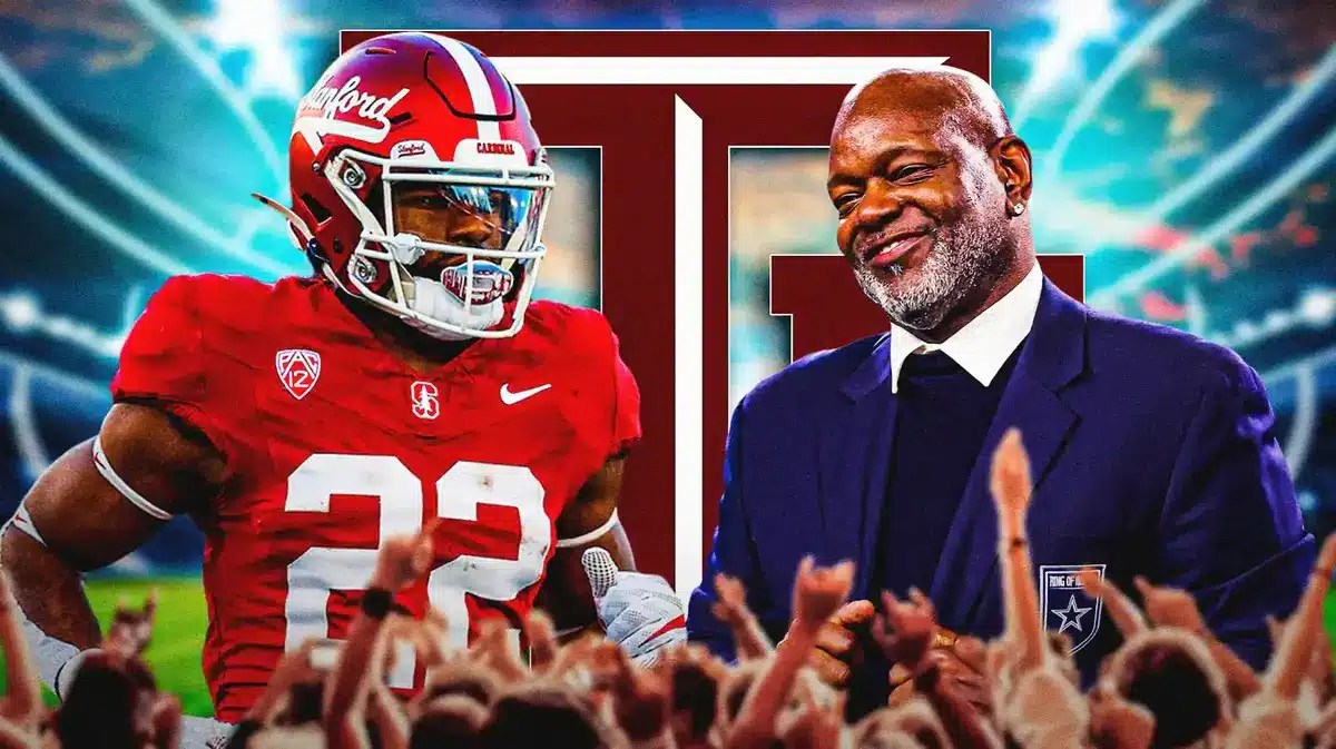 Dallas Cowboys legend Emmitt Smith, and his son EJ Smith who is heading to Texas A&M