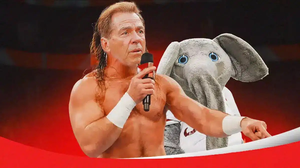 Nick Saban (alabama football) as Seth Rollins