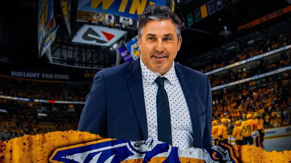 Predators coach Andrew Brunette after losing to the Panthers.