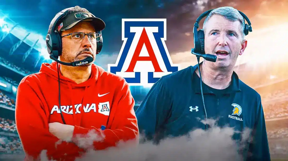Arizona football former Wildcats HC Jedd Fisch before going to the Washington football program and Brent Brennan