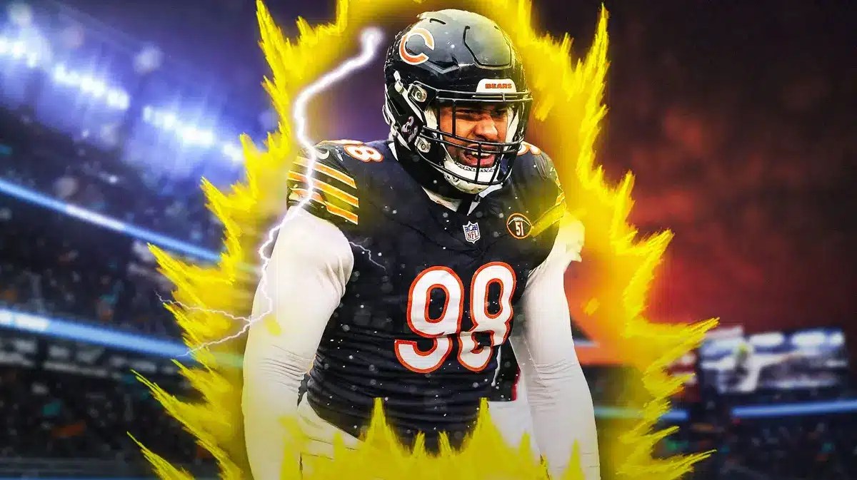 Chicago Bears' Montez Sweat fired up with Super Saiyan aura