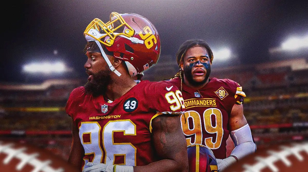 Washington Commanders defensive players.