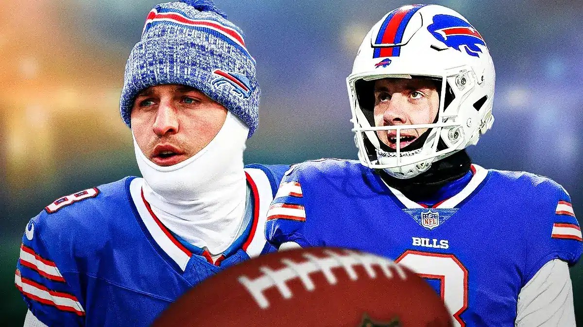Sam Martin next to Matt Haack (Buffalo Bills)