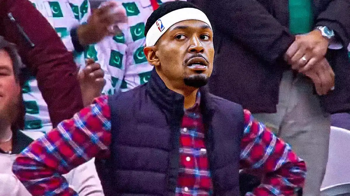Bradley Beal (Suns) as the annoyed cricket fan meme