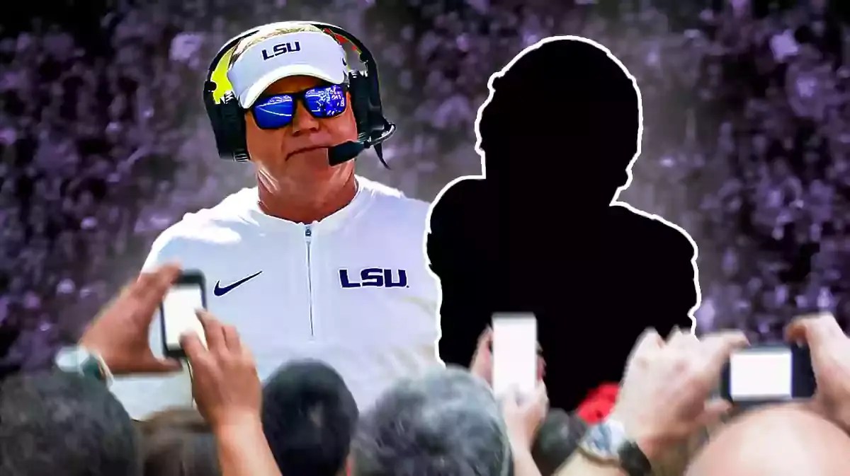 Brian Kelly. CJ Daniels as a silhouette