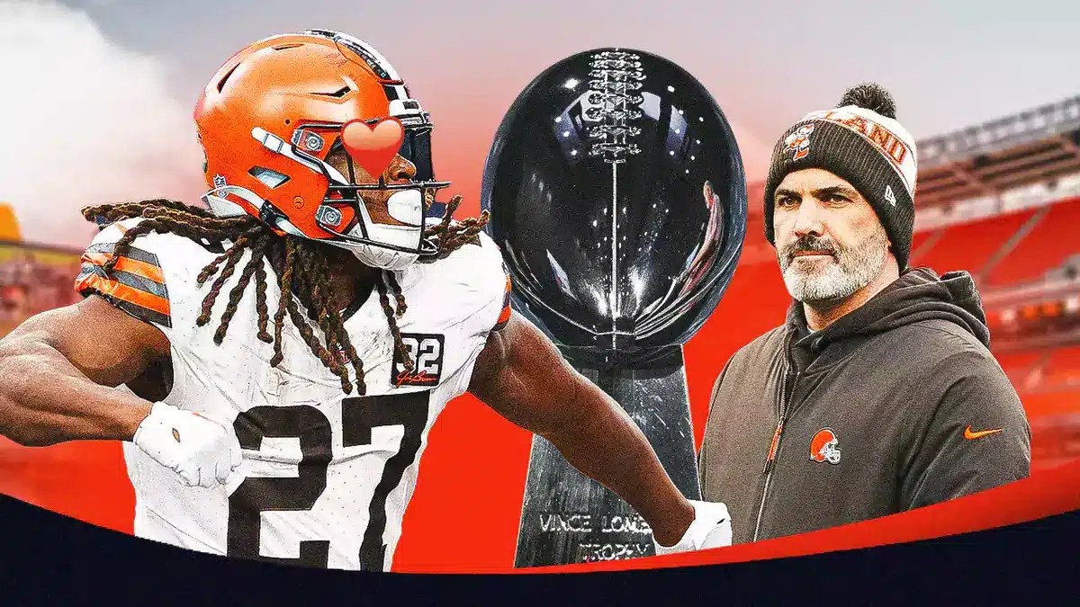 Even if Kareem Hunt isn't with Cleveland, the running back will be rooting for the Browns