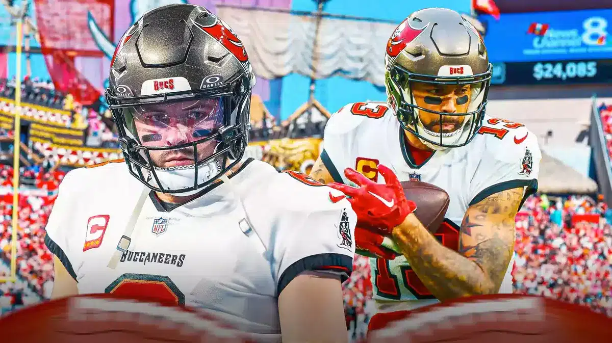 Buccaneers, Baker Mayfield and Mike Evans looking disappointed