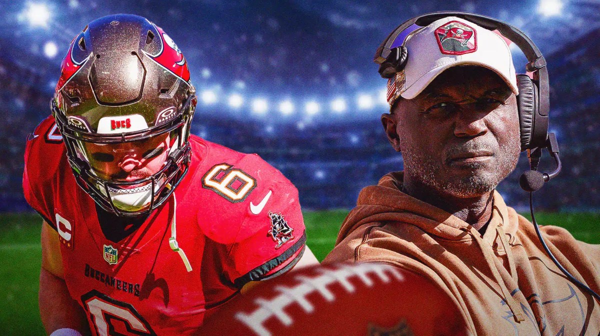 Buccaneers' Baker Mayfield, Todd Bowles