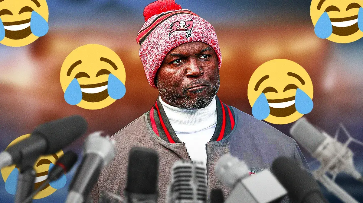 Buccaneers coach Todd Bowles ahead of Lions NFL pLayoffs matchup.