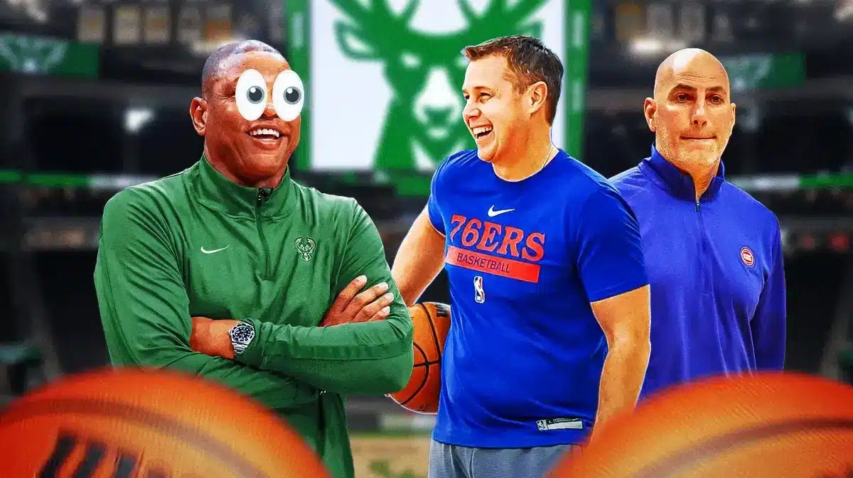 Bucks' Doc Rivers looking at Dave Joerger and Rex Kalamian