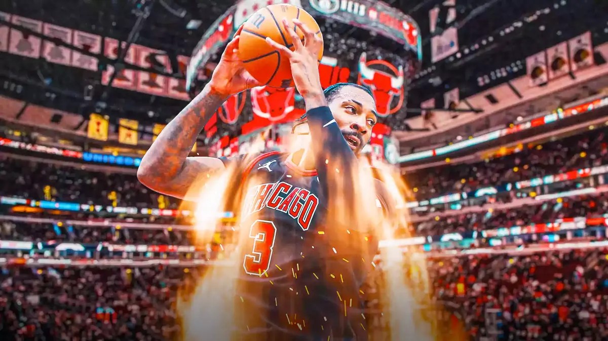 Andre Drummond (Bulls) on fire and GOING AFTER A REBOUND