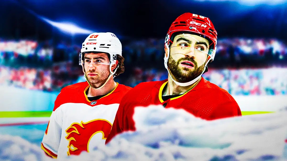 Flames center Dillon Dube