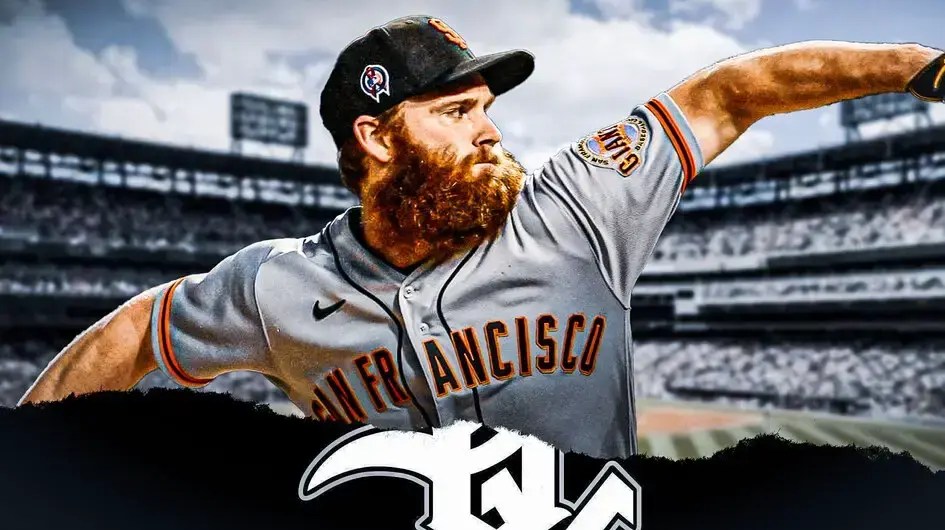 Former Giants/Cardinals pitcher John Brebbia wears a White Sox jersey after his MLB Free Agency deal
