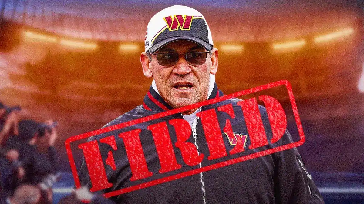 Commanders now former head coach Ron Rivera who was fired by Josh Harris after Week 18.