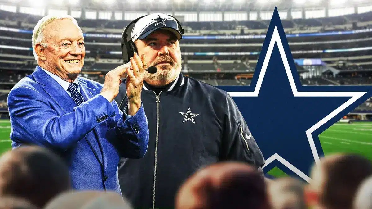 Cowboys owner Jerry Jones with coach Mike McCarthy.