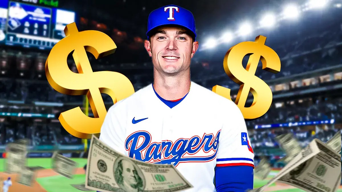 New Rangers relief pitcher David Robertson, dollar sign