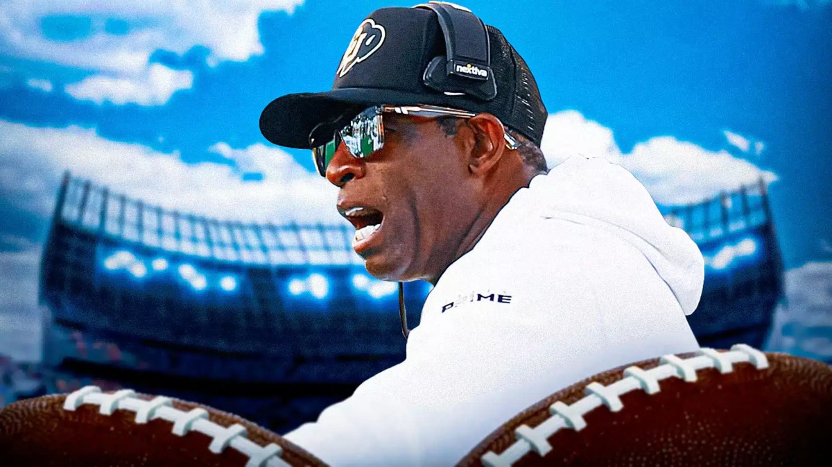 Colorado football coach Deion Sanders.