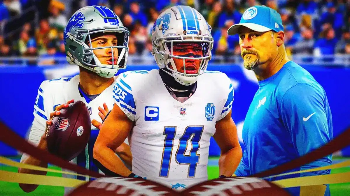 Jared Goff and Amon-Ra St. Brown will lead the Lions in their regular-season finale