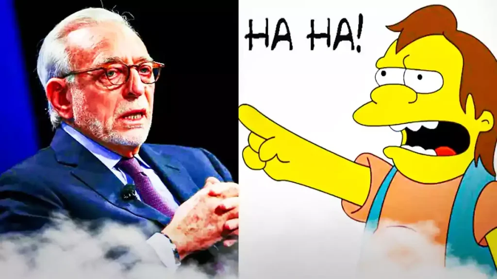 Activist investor Nelson Peltz alongside Simpsons' bully Nelson Muntz