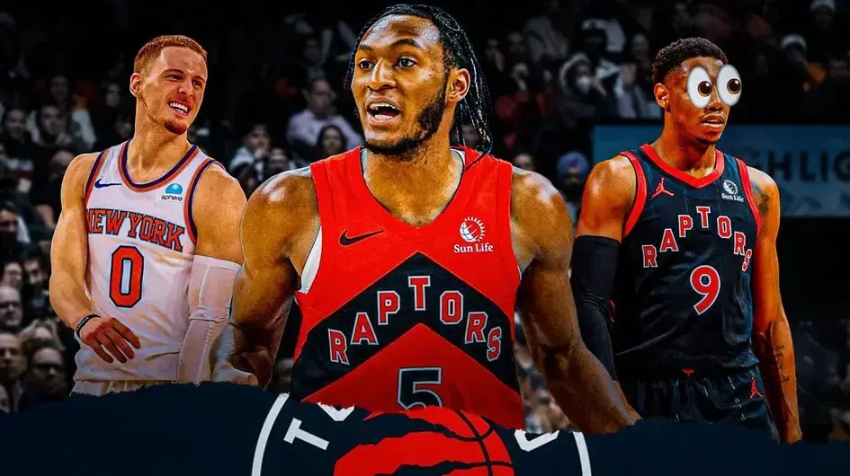 Knicks, RJ Barrett, Immanuel Quickley, Donte DiVincenzo, Raptors