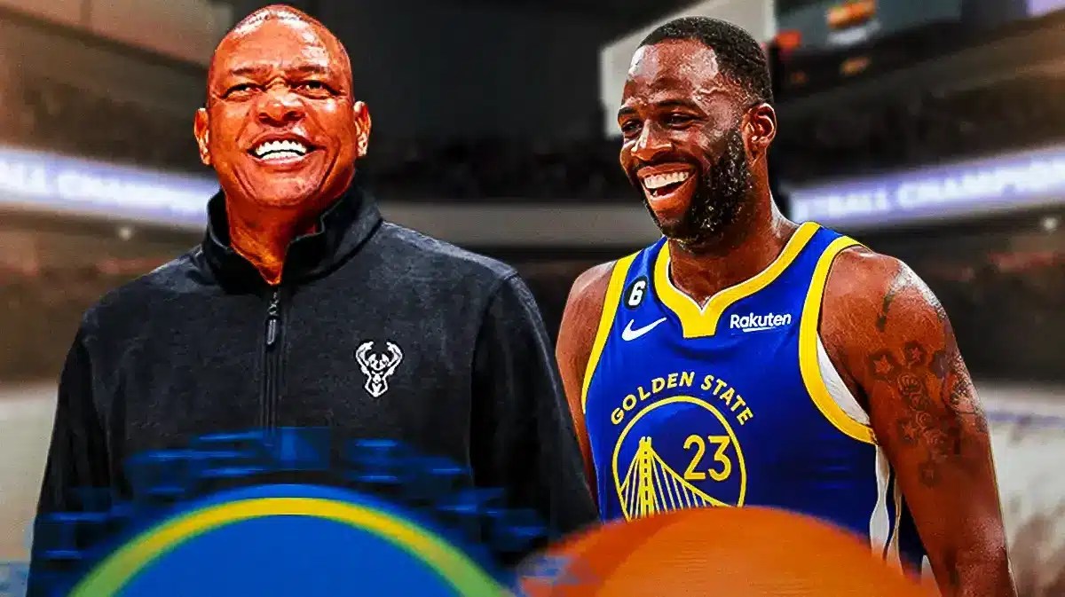 Doc Rivers next to Draymond Green