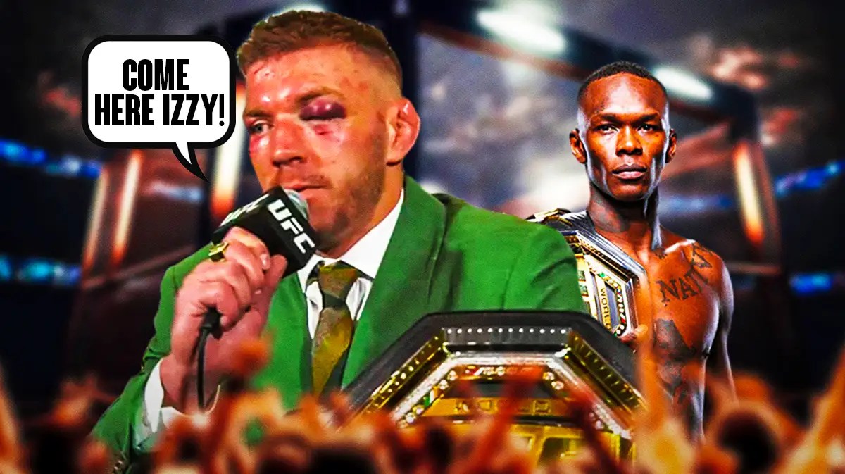 Dricus Du Plessis calling out Israel Adesanya for UFC 300