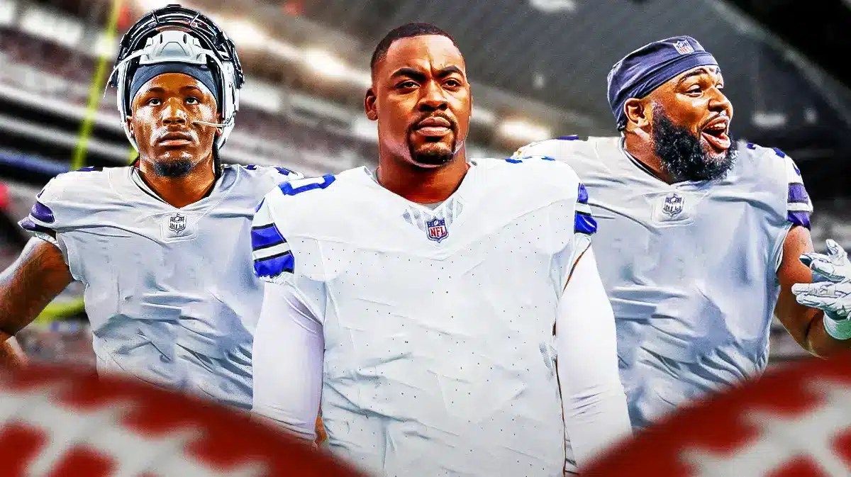 Photo: Chris Jones, Tee Higgins, Christian Wilkins all in Cowboys jerseys