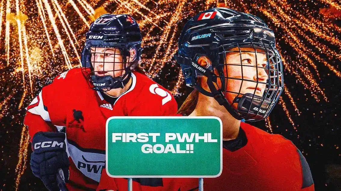 Ella Shelton scores historic first PWHL goal for New York