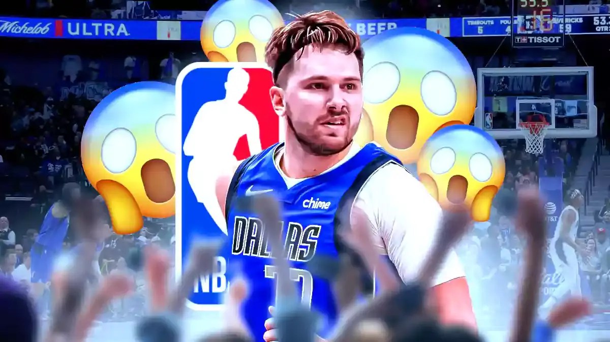 Mavericks star Luka Doncic, NBA, shocked emojis