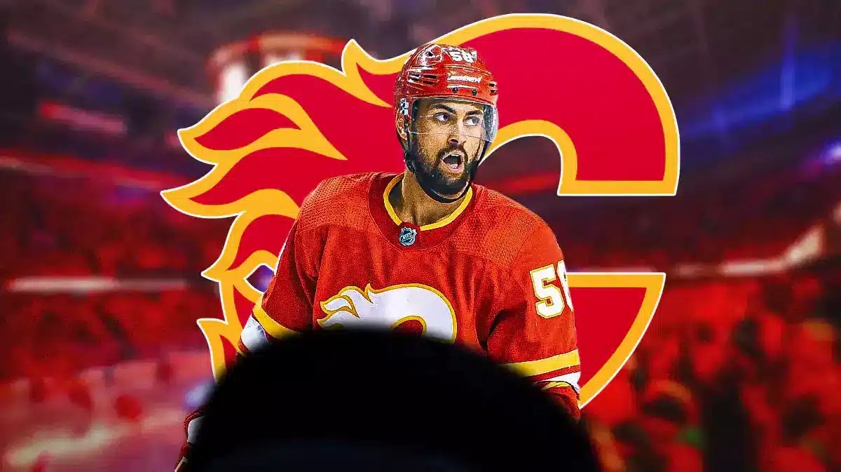 Flames defenseman Oliver Kylington after his return to the NHL.
