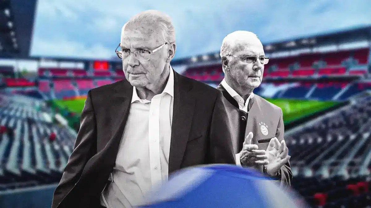 Franz Beckenbauer in a black and white thumb bayern munich