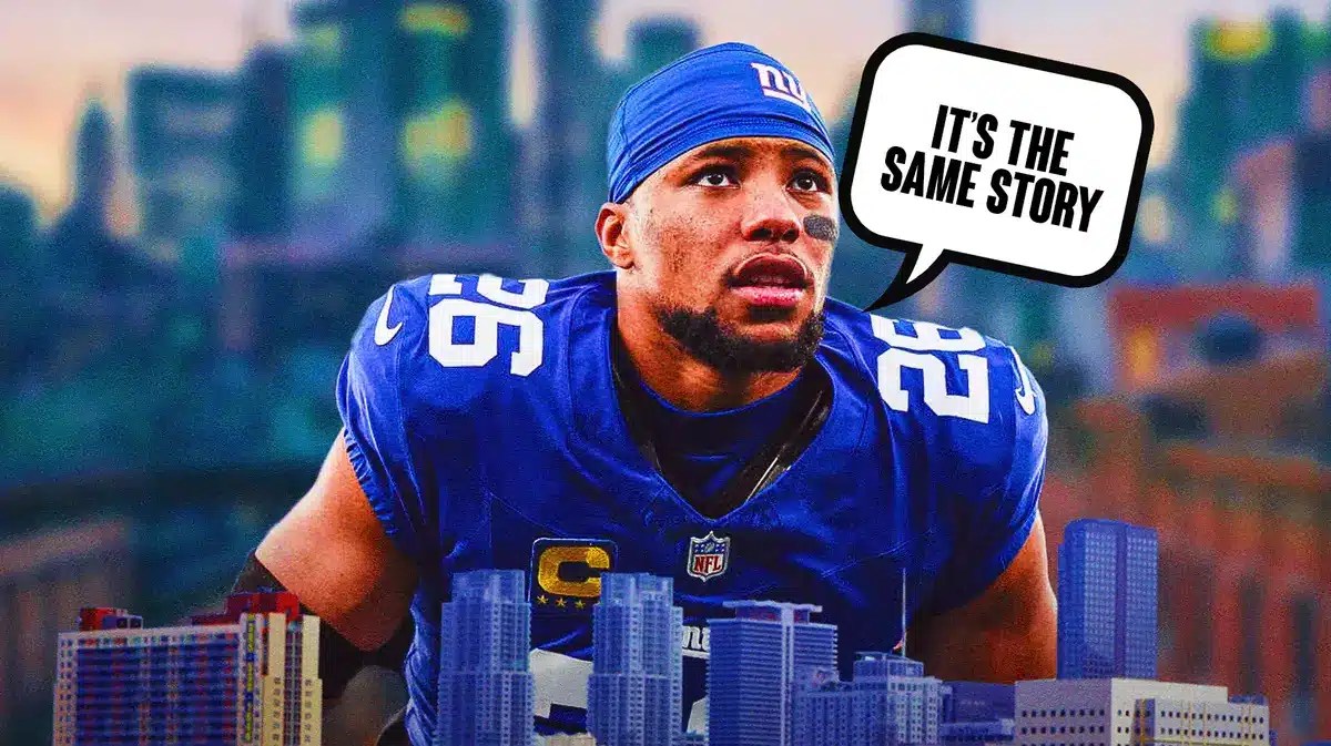 Saquon Barkley saying “It’s the same story”