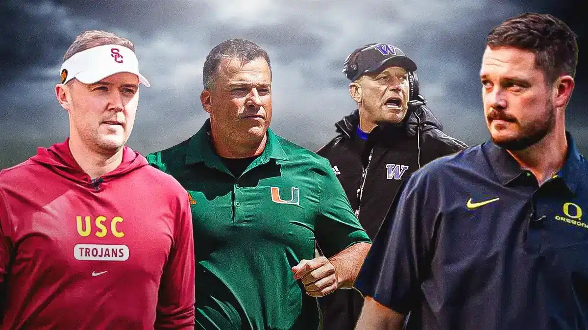 Kalen DeBoer, Lincoln Riley, Mario Cristobal, Dan Lanning