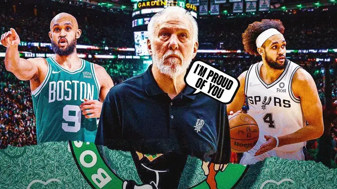 Spurs, Gregg Popovich, Derrick White, Celtics