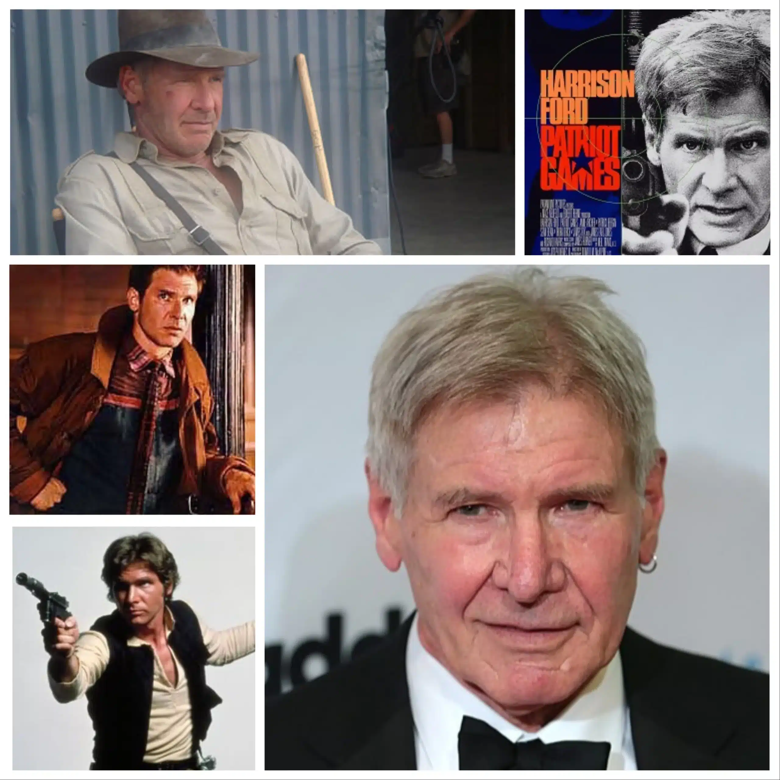 Harrison Ford AKA Han Solo, Indiana Jones, Rick Deckard & Jack Ryan