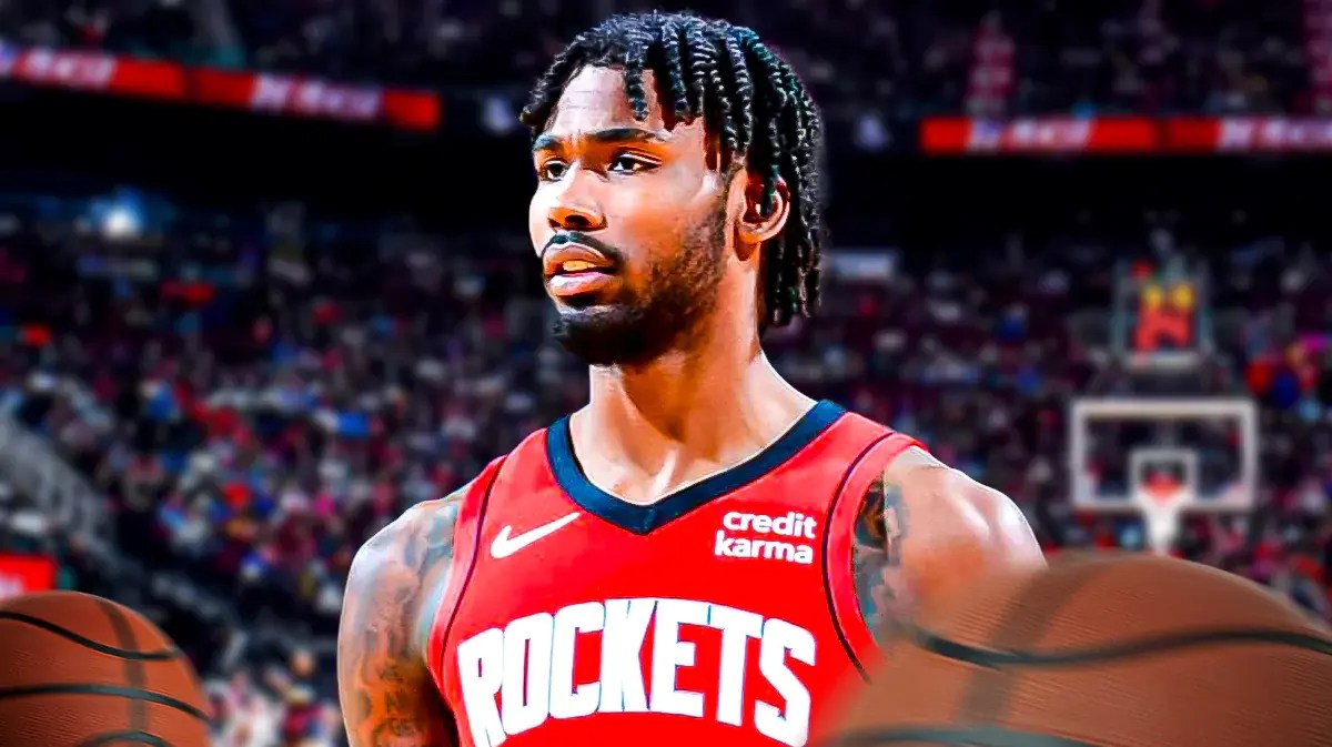 Rockets' Tari Eason looking serious