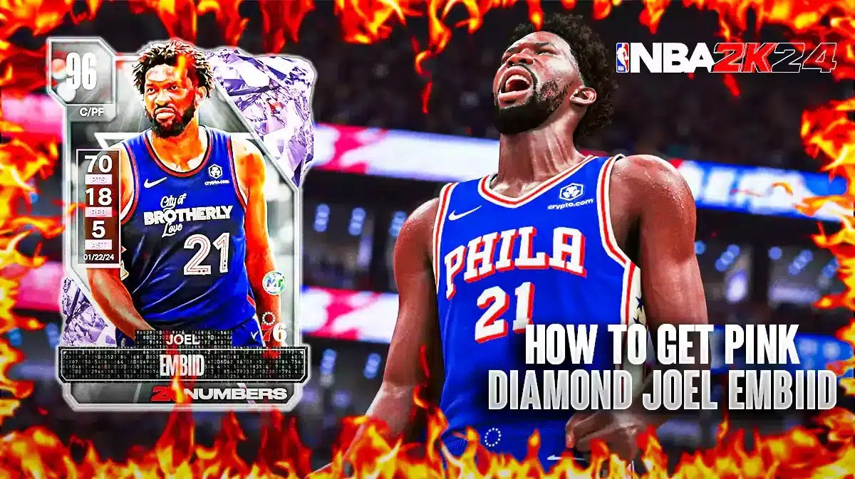 How To Get Free Pink Diamond Joel Embiid In NBA 2K24 MyTEAM