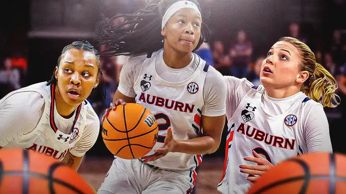 Different players from the  Auburn women’s basketball team