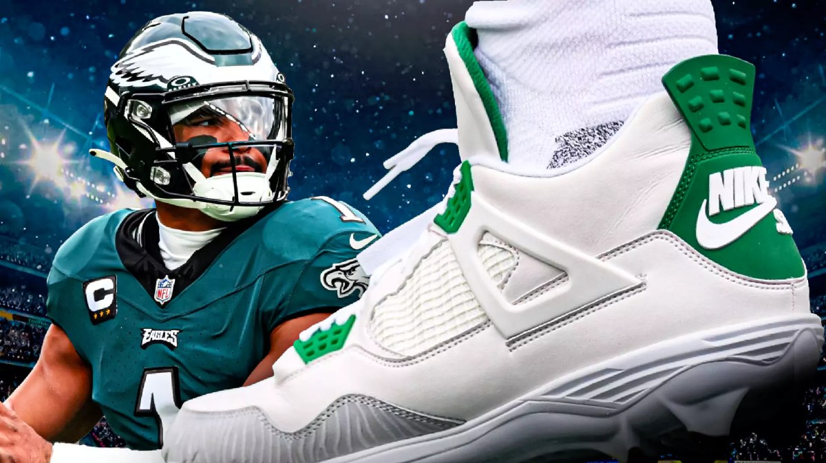 Eagles Jalen Hurts rocks Nike SB x Air Jordan 4 vs. Cardinals