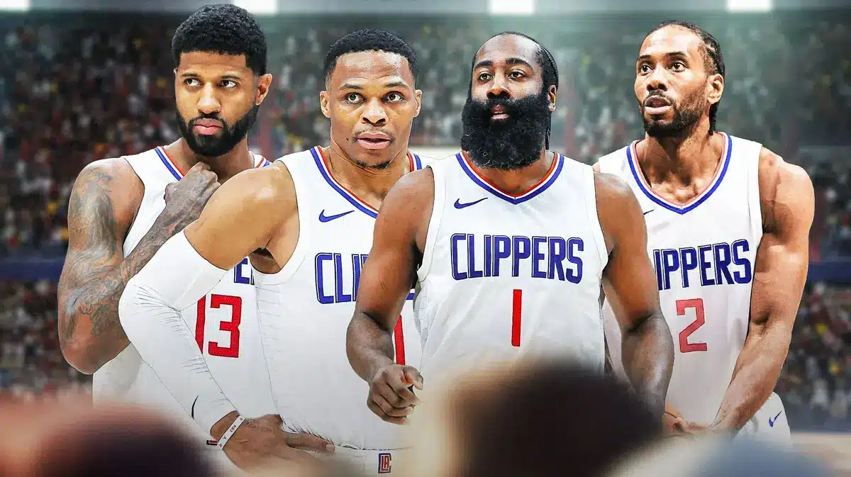 Clippers stars pose together