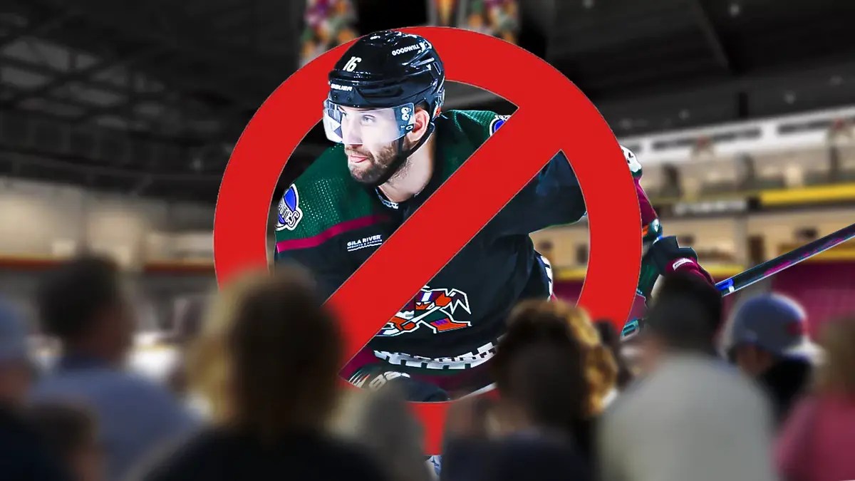 Coyotes' Jason Zucker after hitting Panthers' Nick Cousins.