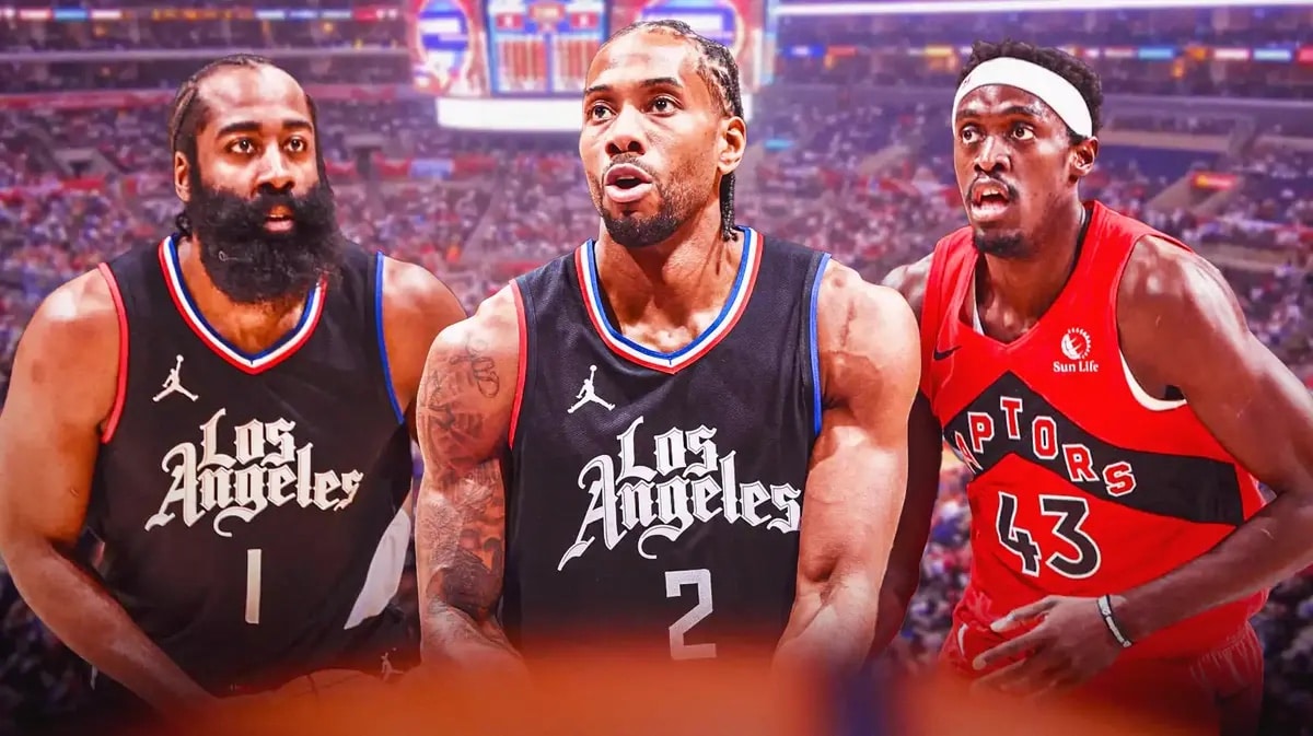 Kawhi Leonard, Pascal Siakam, James Harden, Los Angeles Clippers, Toronto Raptors