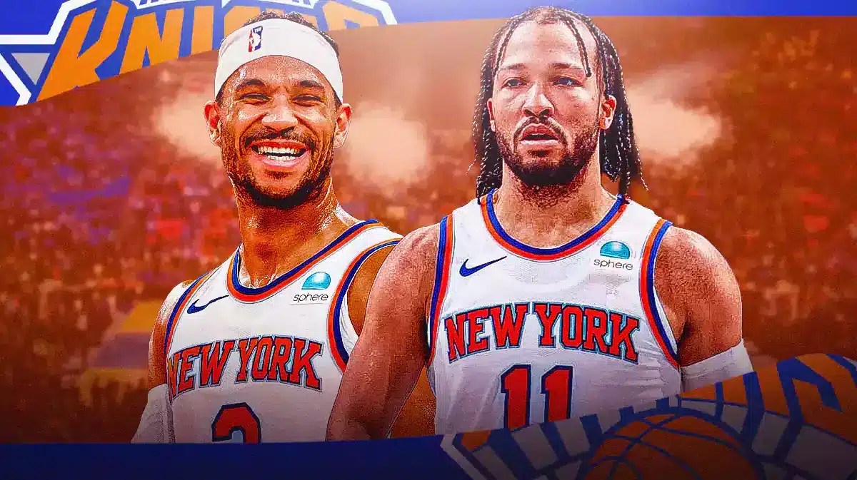 Josh Hart smiling, Jalen Brunson, New York Knicks
