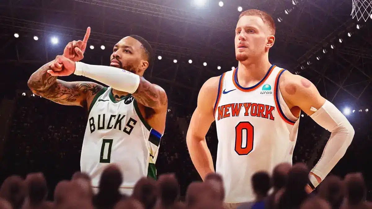 Donte DiVincenzo and the Knicks got a big win with Damian Lillard like stats for Donte.