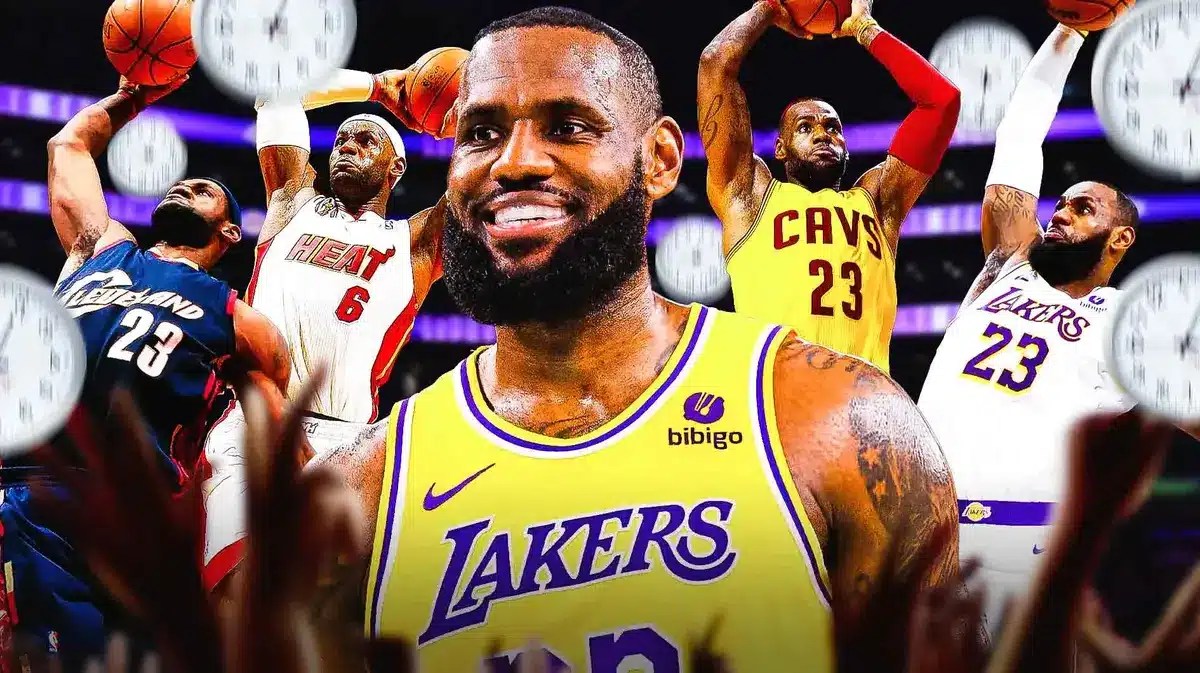 Lakers' LeBron James can't believe he has played against 35% of all NBA ...