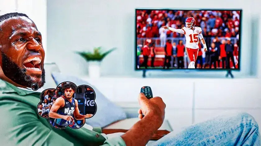 NFL playoffs, LeBron James, Lakers