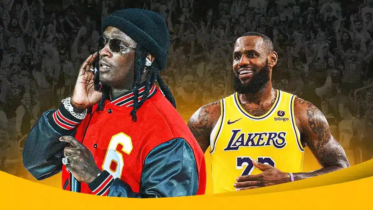 LeBron James and Young Thug.